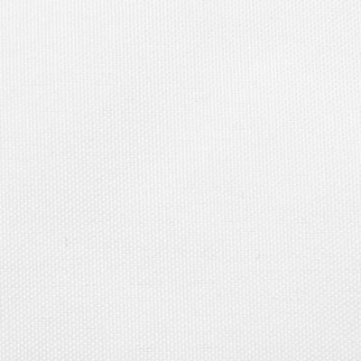 vidaXL Sonnensegel Oxford-Gewebe Rechteckig 6x8 m Weiß
