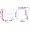 vidaXL Aufbewahrungsset f&uuml;r die K&uuml;che mit Regal 3 pcs Olive Gr&uuml;n