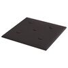 vidaXL Wandkopfteilen 12 pcs Schwarz 30 x 30 cm Kunstleder