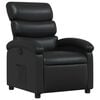 vidaXL Relaxsessel Schwarz Kunstleder