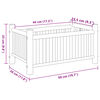 vidaXL Pflanzk&uuml;bel 50x30x25 cm Bambus