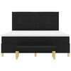 vidaXL Boxspringbett mit Matratze Schwarz 180 x 200 cm Stoff