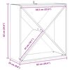 vidaXL Weinregal 4 pcs Wei&szlig; 62 x 25 x 62 cm Massives Kiefernholz