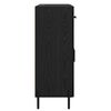 vidaXL Sideboard Schwarz Eichen-Optik 69,5 x 34 x 90 cm Holzwerkstoff