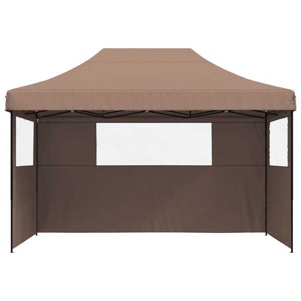 vidaXL Party-Zelt Braun 279 x 410 x 315 cm Oxford-Stoff