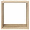 vidaXL W&uuml;rfelregale 4 Stk. Sonoma-Eiche 30x15x30 cm
