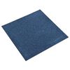 vidaXL Teppich 20 stk. Dunkelblau 50 x 50 cm 100% Polypropylen