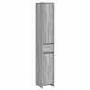vidaXL Badezimmerschrank Grau Sonoma 30 x 33 x 190 cm Holzwerkstoff