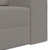 vidaXL Schlafsofa 200cm Taupe Stoff