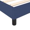 vidaXL Boxspringbett mit Matratze Blau 120x200 cm Stoff