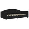 vidaXL Tagesbett Ausziehbar mit Schubladen Schwarz 90x190 cm Samt
