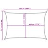 vidaXL Sonnensegel 160 g/m&sup2; Terrakottarot 4x5 m HDPE