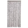 vidaXL Fliegenvorhang Braun und Beige 100x230 cm Chenille