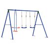 vidaXL Outdoor Schaukelset Mehrfarbig 263 x 185 x 185 cm Stahl und PE