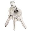 vidaXL U Schloss mit Schl&uuml;sseln 2 pcs Messing Eisen