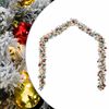 vidaXL Weihnachtsgirlande mit Kugeln und LED-Leuchten Gr&uuml;n 10 m PVC
