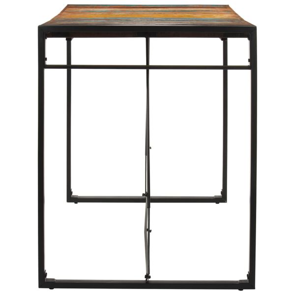 vidaXL Bartisch 175x90x110 cm Massives Altholz