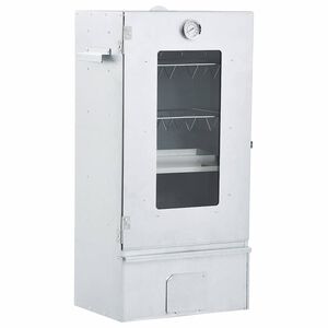 vidaXL R&auml;ucherofen mit 1 kg Hackschnitzel 44,5 x 29 x 83 cm