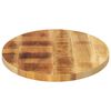 vidaXL Tischplatte 100x50x2,5 cm Oval Massivholz Mango