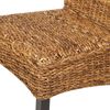 vidaXL Esszimmerstühle 6 Stk. Abaca und Mango Massivholz