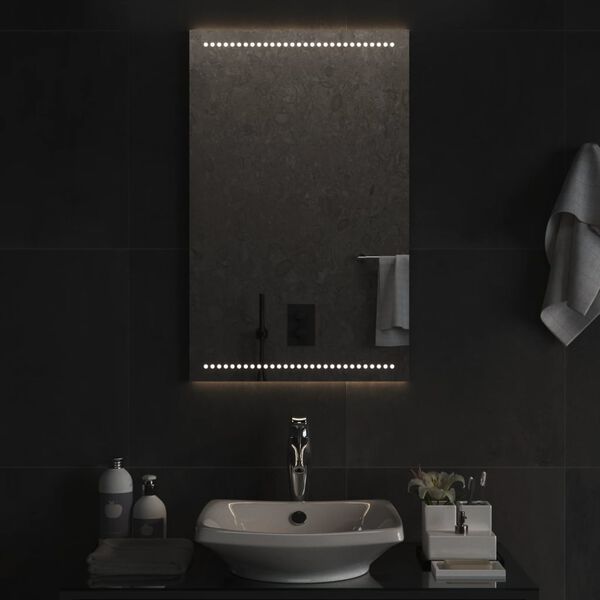 vidaXL LED-Badspiegel 50x80 cm