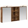vidaXL Badezimmerschrank-Set 3 stk. 126 x 16 x 62,5 cm Holzwerkstoff