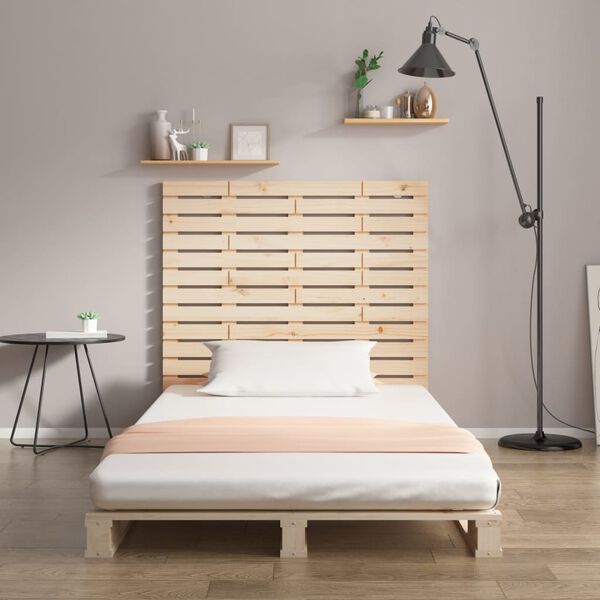vidaXL Wand-Kopfteil 141x3x91,5 cm Massivholz Kiefer