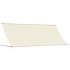vidaXL Markise Einziehbar Creme 400x150 cm Stoff und Stahl