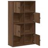 vidaXL B&uuml;cherregal Braun Eichen-Optik 60x24x101,5 cm Holzwerkstoff