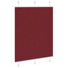 vidaXL Plissee Bordeauxrot 105x100 cm Stoffbreite 104,4 cm Polyester