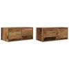 vidaXL TV-Schr&auml;nke 2 Stk. Altholz-Optik 60x31x25,5 cm Holzwerkstoff