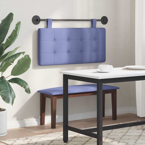 vidaXL H&auml;ngevorderseite Wandmontiert Jeans blau 100 x 55 x 5 cm Stoff