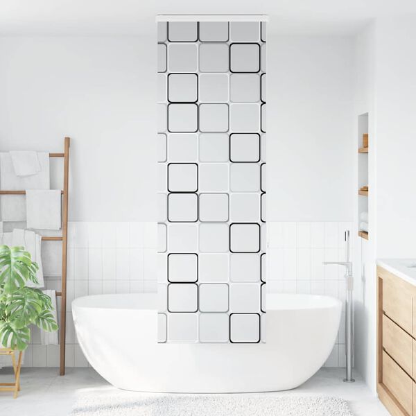 vidaXL Duschrollo mit Kassette 80x240 cm Stoffbreite 76 cm