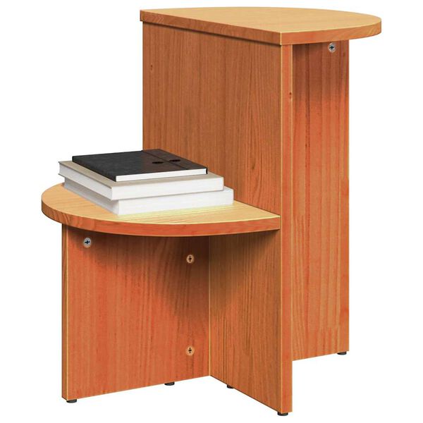 vidaXL Couchtisch Wachsbraun 50 x 40 x 50 cm Massivholz Kiefer