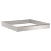vidaXL Schneckenzauns 12 stk. 100 x 3,5 x 25 cm Edelstahl Silber