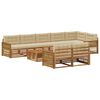 vidaXL Outdoor-Sofagarnitur mit Kissen 9 pcs