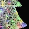 vidaXL Weihnachtsbaum mit 240 LEDs Mehrfarbig 180 cm Acryl