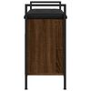 vidaXL Schuhbank Braun Eichen-Optik 65,5x32x57,5 cm Holzwerkstoff
