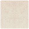 vidaXL Anti-Rutsch Shaggy Teppich Creme 120 x 120 cm PP