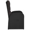 vidaXL Gartensessel mit Kissen 2 Stk. Verstellbar Schwarz Poly Rattan