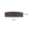 Smartwares Deckenleuchte 50x10 cm Braun