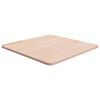 vidaXL Tischplatte Quadratisch 50x50x1,5 cm Eichenholz Unbehandelt