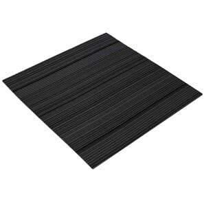 vidaXL Teppichfliese Gestreift Hellgrau 50 x 50 cm 4 pcs