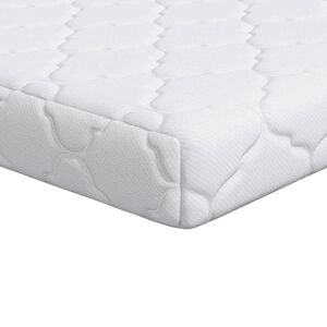 vidaXL Matratze Wei&szlig; 60 x 120 cm Jacquard-Stoff