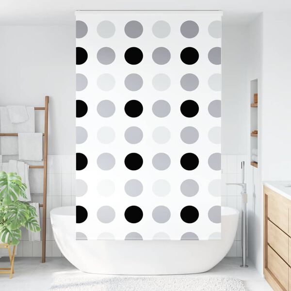 vidaXL Duschrollo mit Kassette 130x240 cm Stoffbreite 126 cm