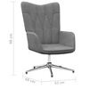 vidaXL Relaxsessel Dunkelgrau Stoff