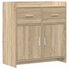 vidaXL Sideboard Sonoma-Eiche 75 x 36 x 80 cm Holzwerkstoff
