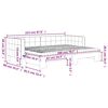 vidaXL Tagesbett Ausziehbar mit Matratzen Gelb 80x200 cm Samt