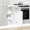 vidaXL K&uuml;chenunterschrank Porto Grau Sonoma Holzwerkstoff