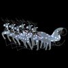 vidaXL Rentier mit Schlitten Weihnachtsdekoration 140LEDs Outdoor Wei&szlig;